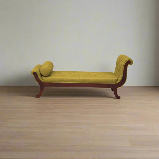 Translation missing: en.Three Seater Upholstery and Sheesham Wood Sofa 