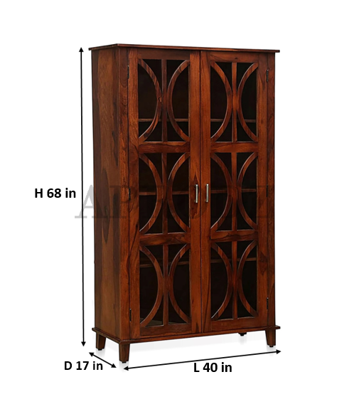 Bookshelf | Sheesham Wood Durable & Stylish Wooden Storage Organizer | Shelves Bookcase Rustic Elegant for Home Office Living Room | Compact Design Furniture Organizer (Honey)