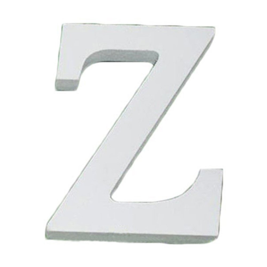Translation missing: en.3" Height Wooden Letters Alphabet Word Free Standing Wedding Home Decor-White Letter Z 