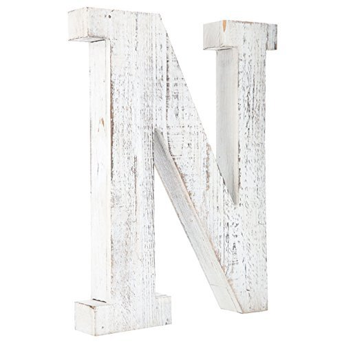 Decorative Wood Letters - N