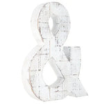 Decorative Wood Letters - & 