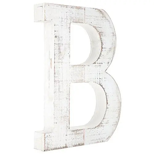 Decorative Wood Letters - B 