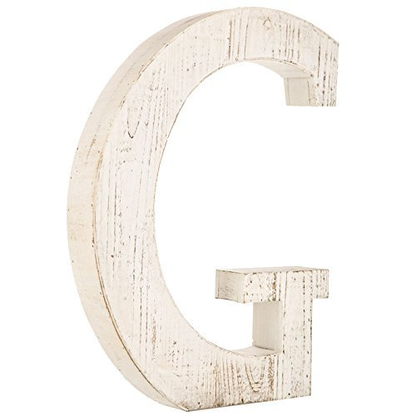 Decorative Wood Letters - G