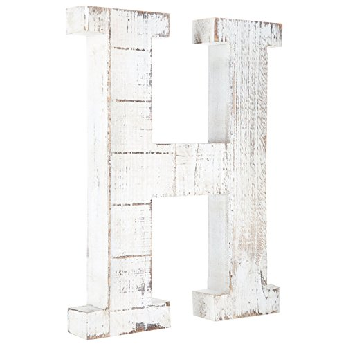 Decorative Wood Letters - H