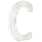 Decorative Wood Letters - C 