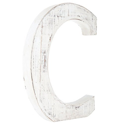 Decorative Wood Letters - C