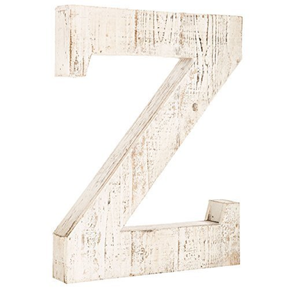 Decorative Wood Letters - Z