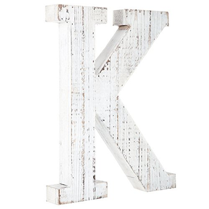 Decorative Wood Letters - K