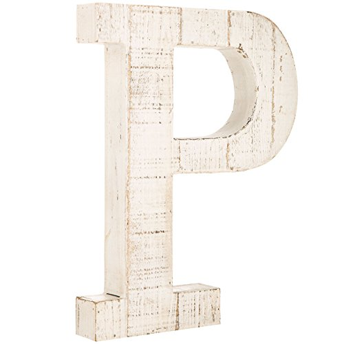 Decorative Wood Letters - P