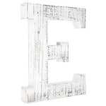 Decorative Wood Letters - E 
