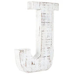 Decorative Wood Letters - J 