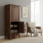 Wardrobe Storage Almirah Cupboard for Cloths (Honey Finish) 