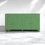 APRODZ Solid Wood Campinas Sideboard Storage Cabinet for Living Room | Mossy Garden 