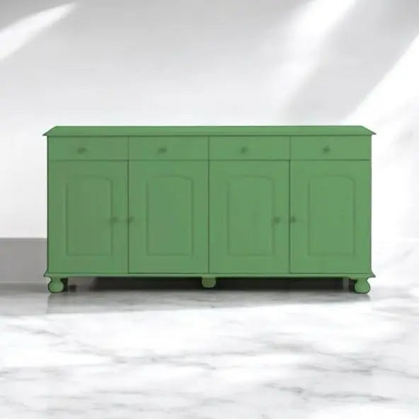 APRODZ Solid Wood Campinas Sideboard Storage Cabinet for Living Room | Mossy Garden 