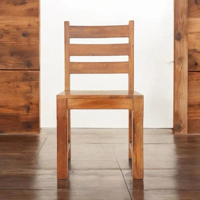 Mango Wood Sioux Dining Chair Set for Home | Set of 2 Chair | Mohogany Finish