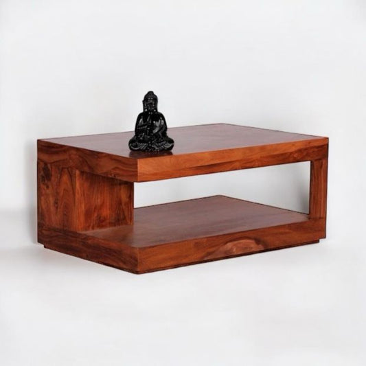 Sheesham Wood Remire Stylish Coffee Table for Living Room | Center Table for Home | Brown Finish