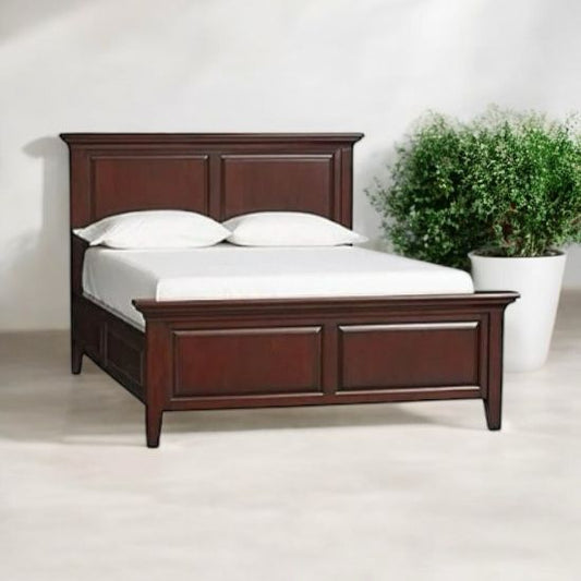 Solid Wood Paul Bed with Storage for Bedroom