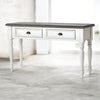 Mango Wood Lolua Console Table with 2 Drawer for Living Room | Wooden Console