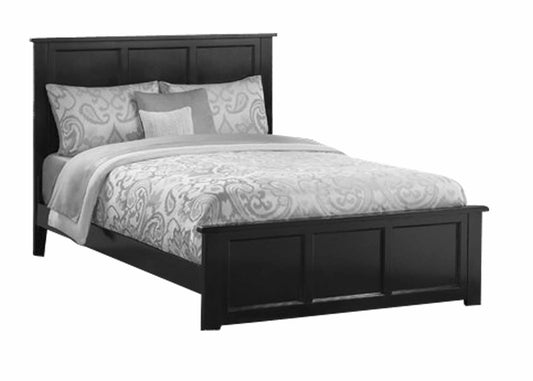 Solid Wood Downey Queen Size Bed for Bedroom