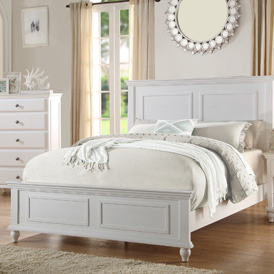 Solid Wood Storage Queen Size Stites Bed for Bedroom Stylish | White Finish