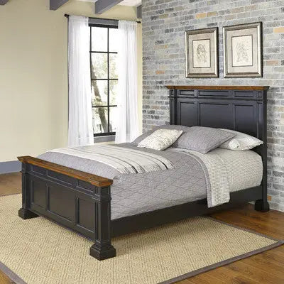Solid Wood Without Storage Queen Size Moore Bed for Bedroom Stylish | Dark Brown Finish 