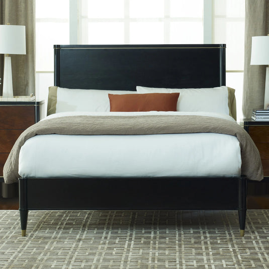 Translation missing: en.Solid Wood Without Storage Queen Size Deloit Bed for Bedroom Stylish | Brown Finish 