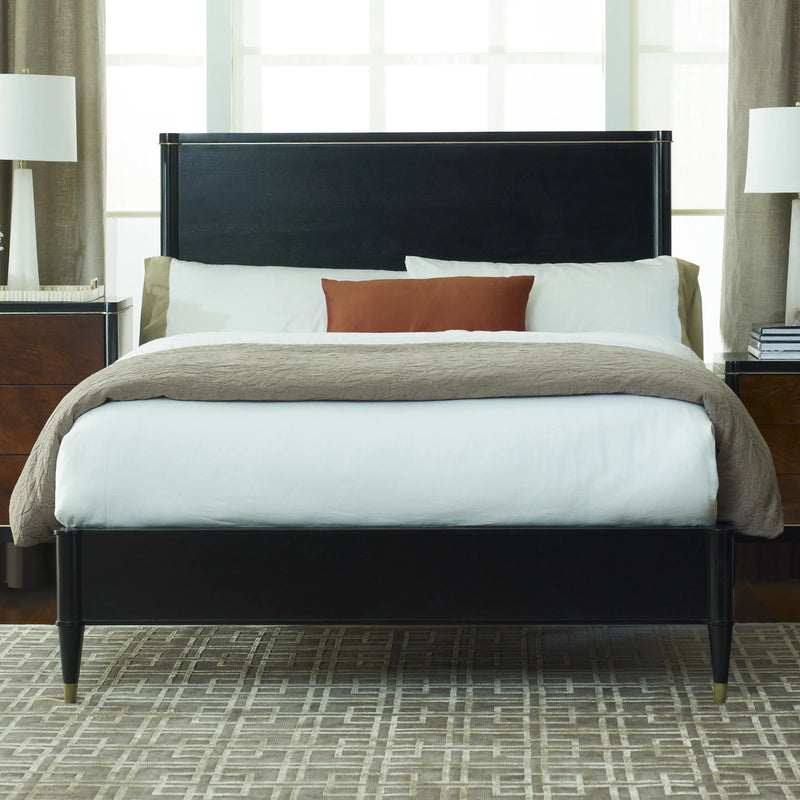 Solid Wood Without Storage Queen Size Deloit Bed for Bedroom Stylish | Brown Finish 