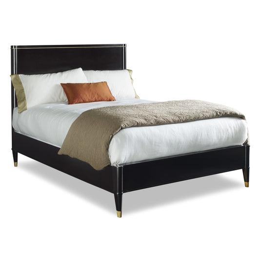 Solid Wood Without Storage Queen Size Deloit Bed for Bedroom Stylish | Brown Finish