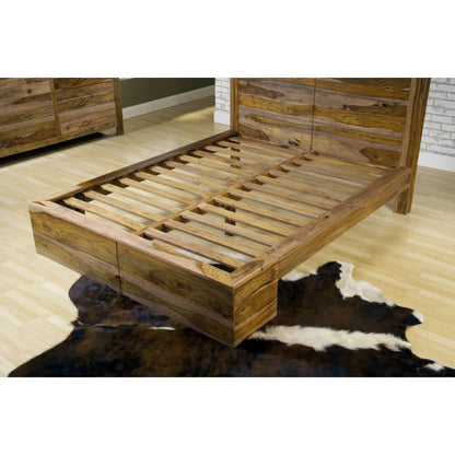Sheesham Wood Queen Size Fenton Bed for Bedroom Stylish