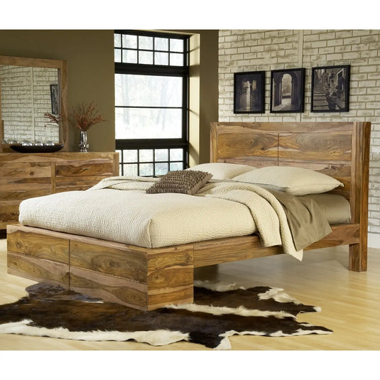 Translation missing: en.Sheesham Wood Queen Size Fenton Bed for Bedroom Stylish 