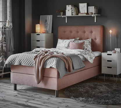 Mango Wood Duba Three Drawer Bedside Storage Table for Living Room | White Finish