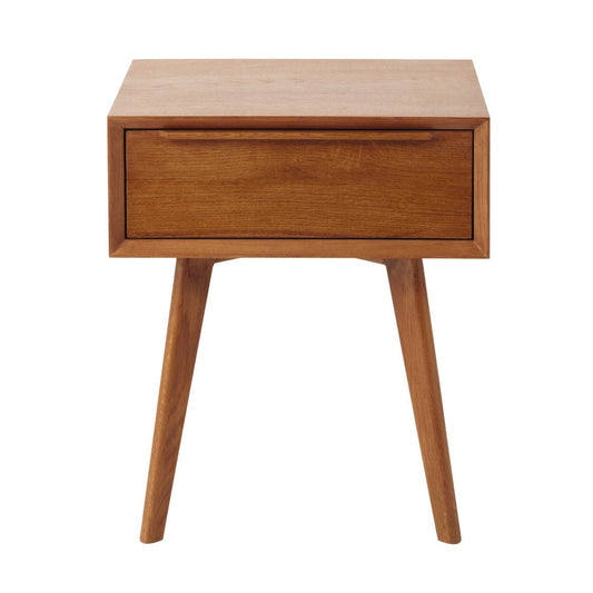 Mango Wood Risco Bedside Storage Table for Living Room
