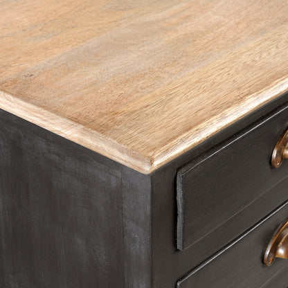 Solid Wood Limin Bedside Storage Table for Living Room