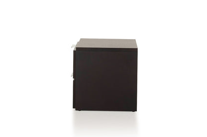 Mango Wood Cubo Bedside Table for Bedroom Living Room with 2 Drawer End Table