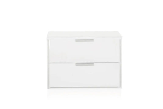 Translation missing: en.Mango Wood Cubo Bedside Table for Bedroom Living Room with 2 Drawer End Table 
