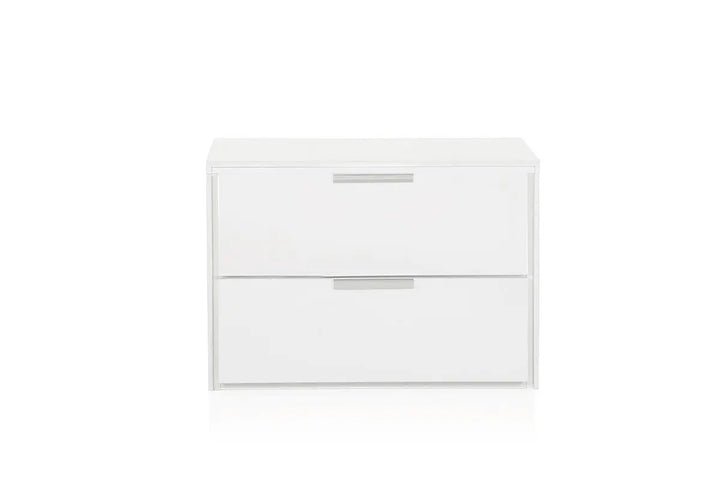 Translation missing: en.Mango Wood Cubo Bedside Table for Bedroom Living Room with 2 Drawer End Table 
