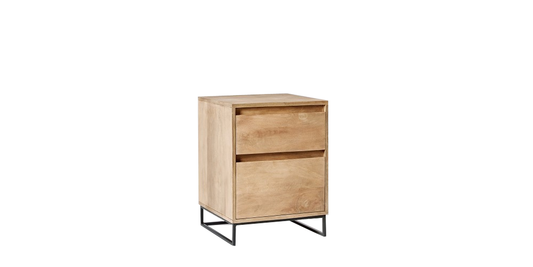 Mango Wood Horta Bedside Table for Home