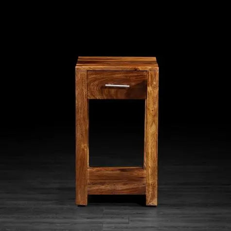 Translation missing: en.Sheesham Wood Hitmi Bedside Table for Bedroom Living Room with 1 Drawer End Table 