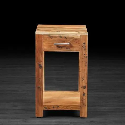 Translation missing: en.Sheesham Wood Hitmi Bedside Table for Bedroom Living Room with 1 Drawer End Table 