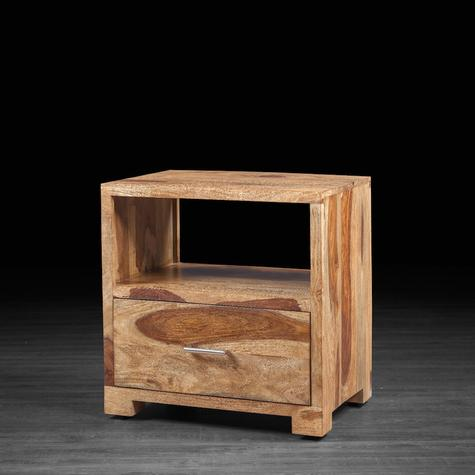Solid Wood Mary Bedside Storage Table for Living Room 