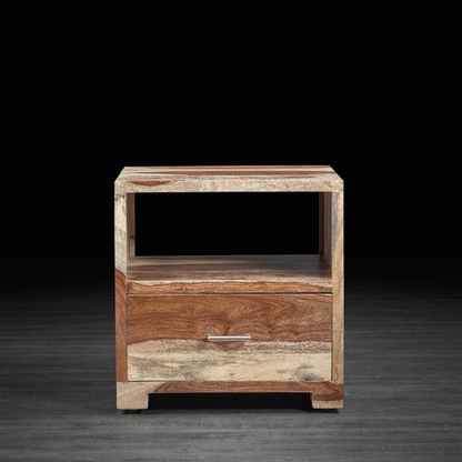Solid Wood Mary Bedside Storage Table for Living Room