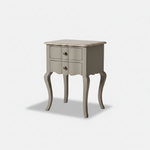 Mango Wood Tinto Stylish Bedside Table for Bedroom Living Room with 2 Drawer End Table 