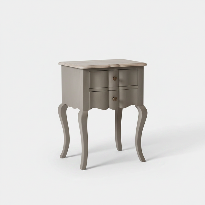 Translation missing: en.Mango Wood Tinto Stylish Bedside Table for Bedroom Living Room with 2 Drawer End Table 