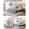 Cane Bed with Solid Wood Frame 