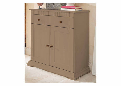 Soild Wood Ciudad Sideboard Storage Cabinet with Two Door and One Drawer for Living Room 