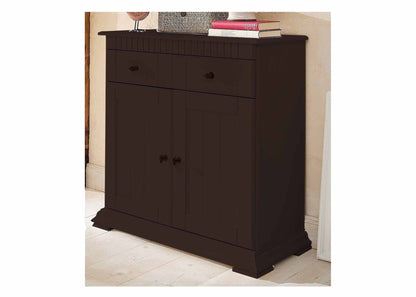 Soild Wood Ciudad Sideboard Storage Cabinet with Two Door and One Drawer for Living Room 