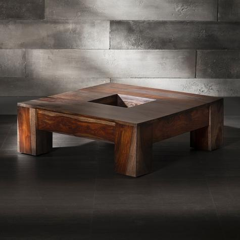 Sheesham Wood Cagua Center Coffee Table for Home Living Room 