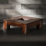 Sheesham Wood Cagua Center Coffee Table for Home Living Room 