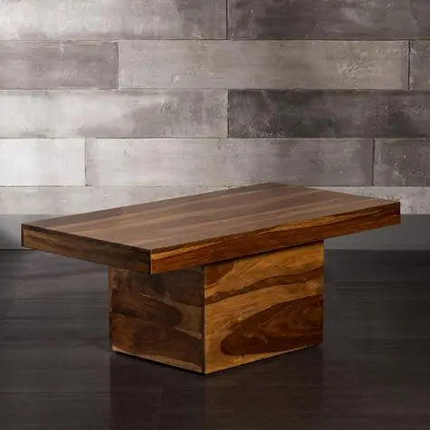 Sheesham Wood Costa Coffee Table for Living Room | Center Table for Home 