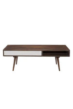 Sheesham Wood Curiapo Stylish Coffee Table for Living Room | Center Table for Home | Brown Finish 